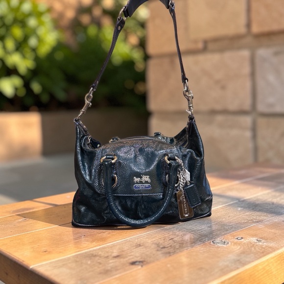 Coach Madison Sabrina Satchel 14178 Cobalt Blue 2 way